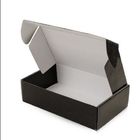 Scatole di cartone industriali della scatola di spedizione nera del cartone di rettangolo multifunzionali