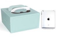 Scatola di carta di progettazione di lusso con la scatola lucida di imballaggio per alimenti della laminazione della maniglia