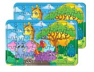 La carta stampabile del rompicapo gioca un puzzle di 48 pezzi per la formazione dei bambini