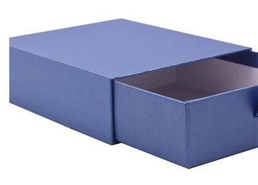 Laminazione pieghevole blu di Matt della carta patinata del contenitore di regalo del cassetto di immagazzinamento nella scatola di carta
